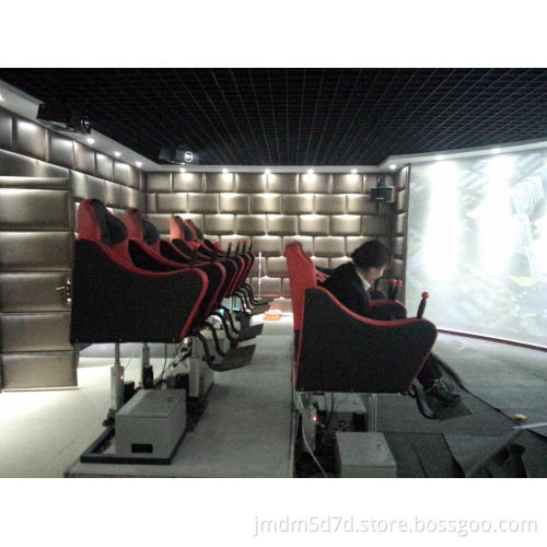 3dof Electric Platform with Two Seats, 5D Cinema Seat